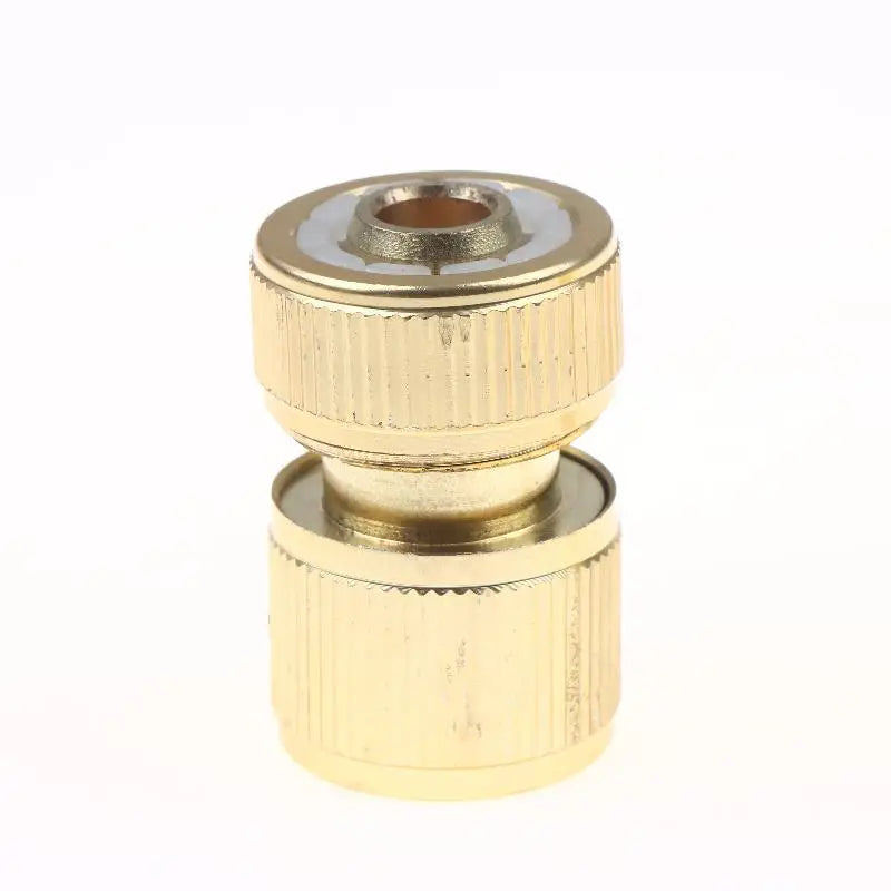 2pcs Standard Aluminum Hose Connector Set - 4/6'' Tap Fitting Quick Connect For Garden Pipes Hose Connector Qme