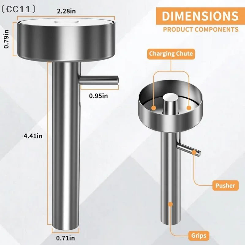 CC11Falafel Spoon Hole Professional Stainless Steel Food Grade Qme