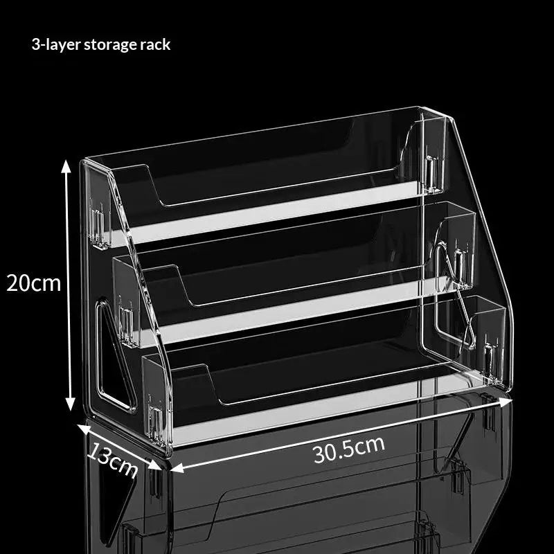 Nail Perfume Display Stand Acrylic Multi-layer Lipstick Organizer 3 4 Qme 3 Layers