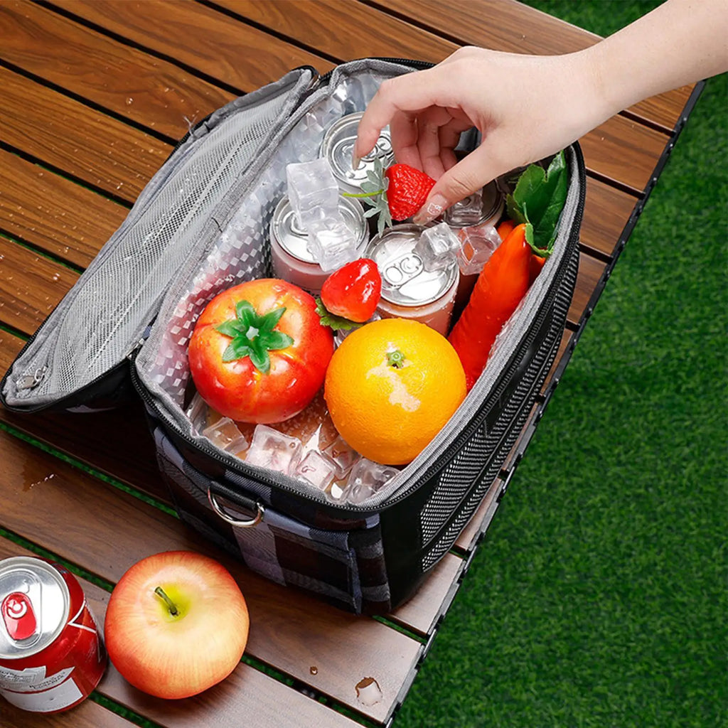 Portable Cooler Bag Insulated Backpack Cooler Camping Ice Pack For Campers Hikers Families Travelers Fishermen Anglers Beach Qme