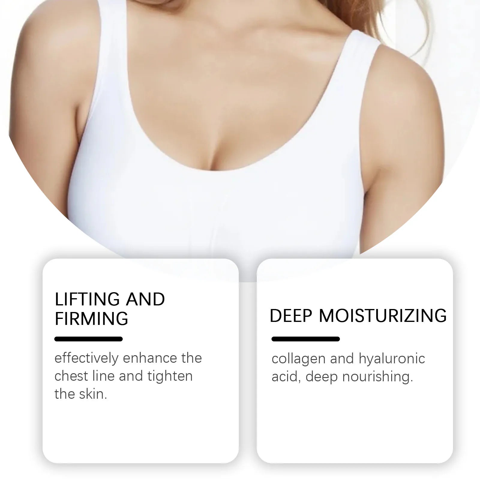 OceAura Chest Lifting Patch Deep Nourishing Skin Elasticity Enhancing Sagging Reducing Plumping Gentle Breast Firming Stickers Qme