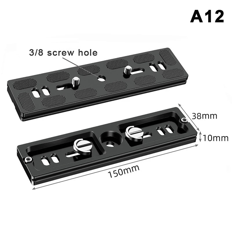 1 4 Screw Tripod Quick Release Adapter Aluminum Alloy Designed Qme A12