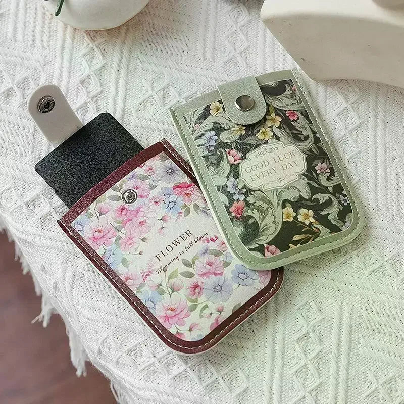 Portable Adorable Pull-out Card Holder Multiple Slots ID Bank Bus Qme