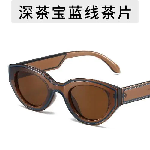 Trendy Design Cat Eye Sunglasses New Fashion Party Hip-Hop Decorated Sunglasses Travelling Eyewear UV400 Qme SC