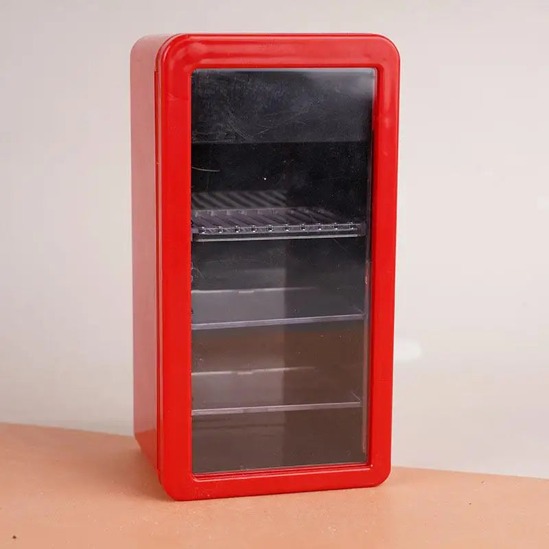 1 12 Dollhouse Miniatures Refrigerator Canned Drink Beverage Cabinet Qme A3