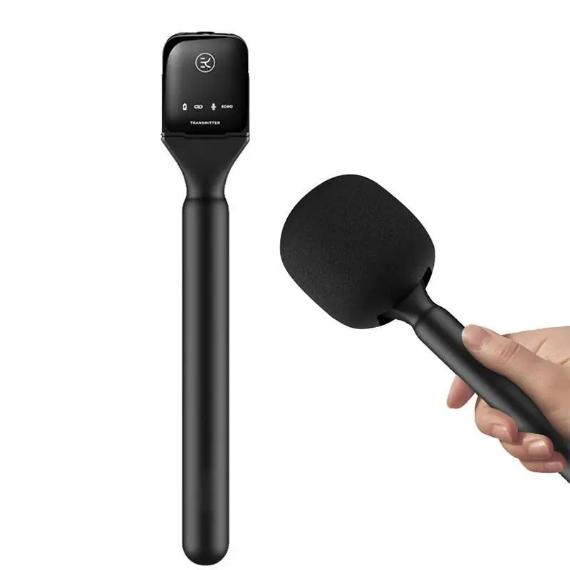 Wireless Handheld Interview Microphone Adapter Windshield Foam Rode Qme