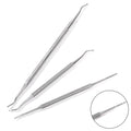 Double-ended Toe Nail Care Tool Ingrown Toenail Hook Lifter Filing Qme one size