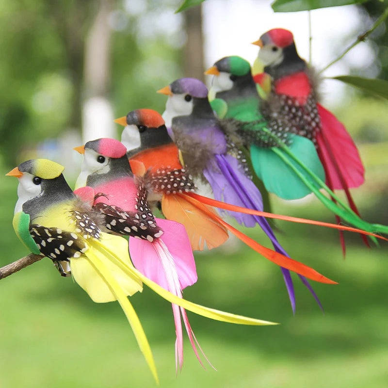 Swallow Tail Bird Clip Handmade Simulation Plant-decorated Artificial Qme