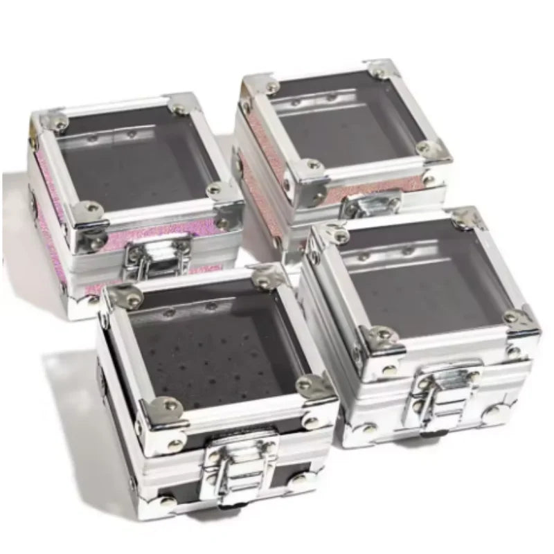 25/40/50 Holes Nail Drill Bits Stand Holder Case Empty Storage Box Milling Cutter Display Container Accessories Acrylic Cover Qme