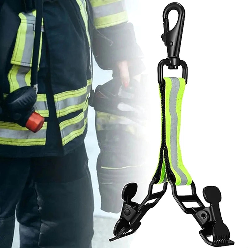 Firefighter Glove Strap Universal Gloves Holder 1 2 Clip Clips Qme