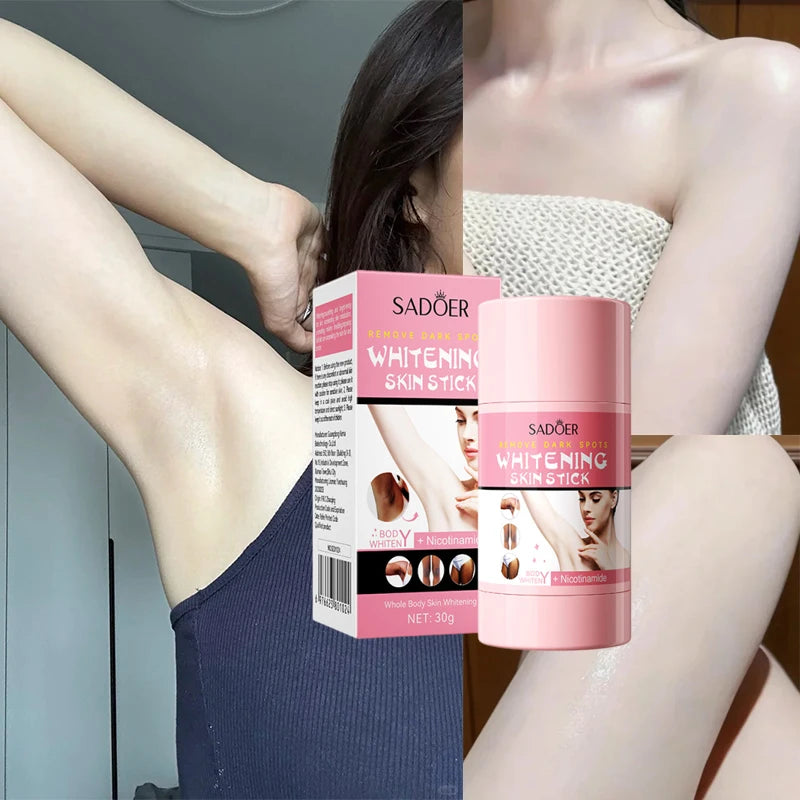 Niacinamide Whitening Cream Stick Remove Dark Spots Bleaching Private Parts Underarm Brighten Butt Knee Inner Thigh Body Care Qme