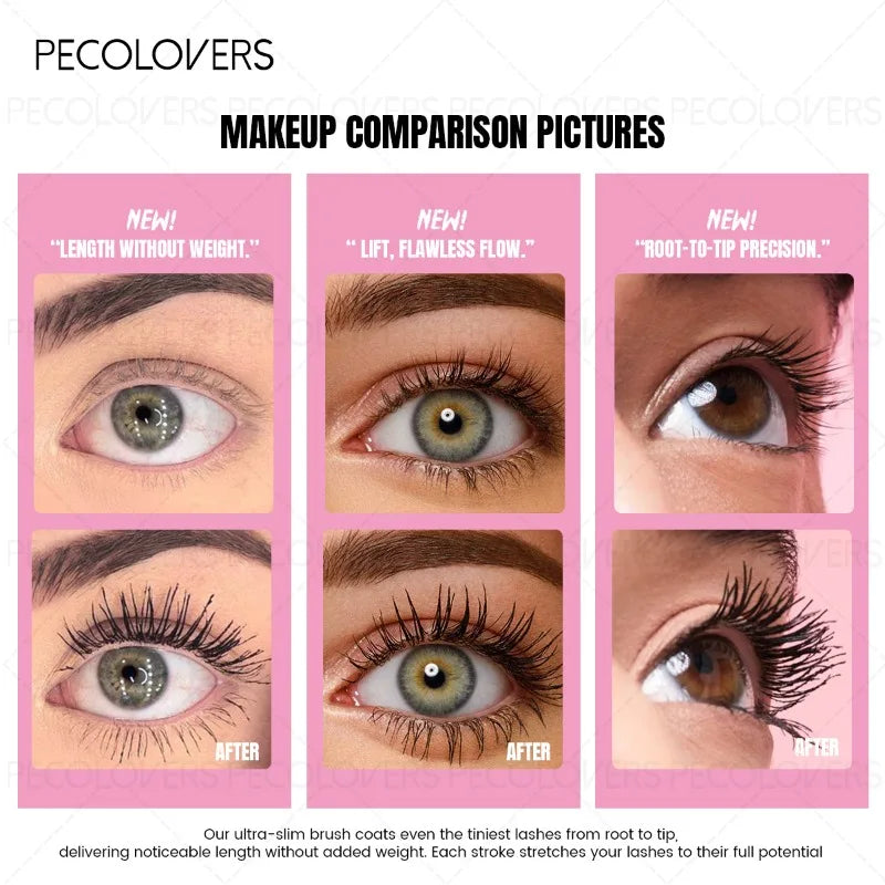 Black Mascara Creates Thick Eyelashes Waterproof Sweatproof Qme