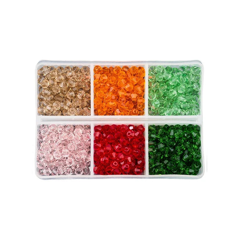 600pcs/lot 4mm Plated Color 5238 Bicone Beads Loose Spacer Beads Austria Jewelry Beads for Sewing Diy Supplies Jewelry Making Qme 12