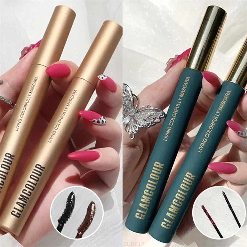 Magic Color Mascara Curl Eyelash Extension Thick Curling No Smudging Waterproof Lengthening Long Lasting Eyelash Makeup Tool Qme