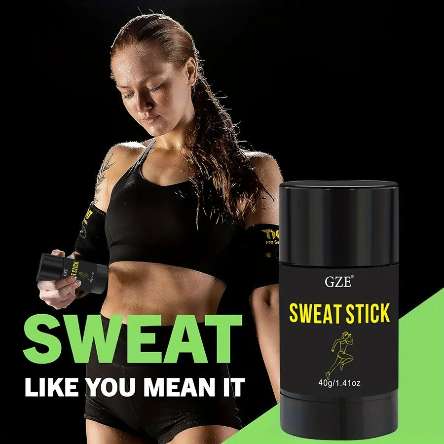 GZE Sweat Workout Enhancer Gel Stick - Makes You Sweat Harder and Faster, Body Massage Hot Cream Workout Muscle & Fitness Qme