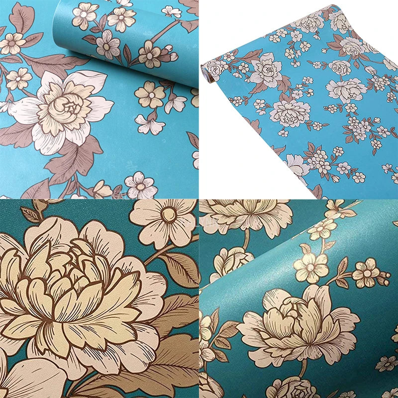 Vintage Contact Paper Self Adhesive Removable Wallpaper Vinyl Film Qme