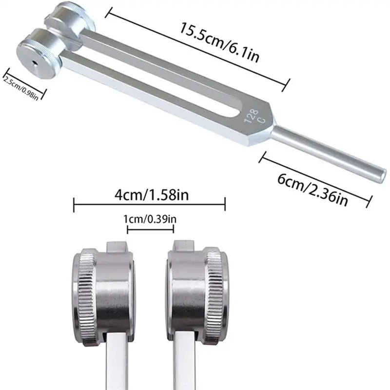 A02F-For Healing For Healing Tuning Forks Professional Quality With Frequency 128C For Healing Device Set Qme