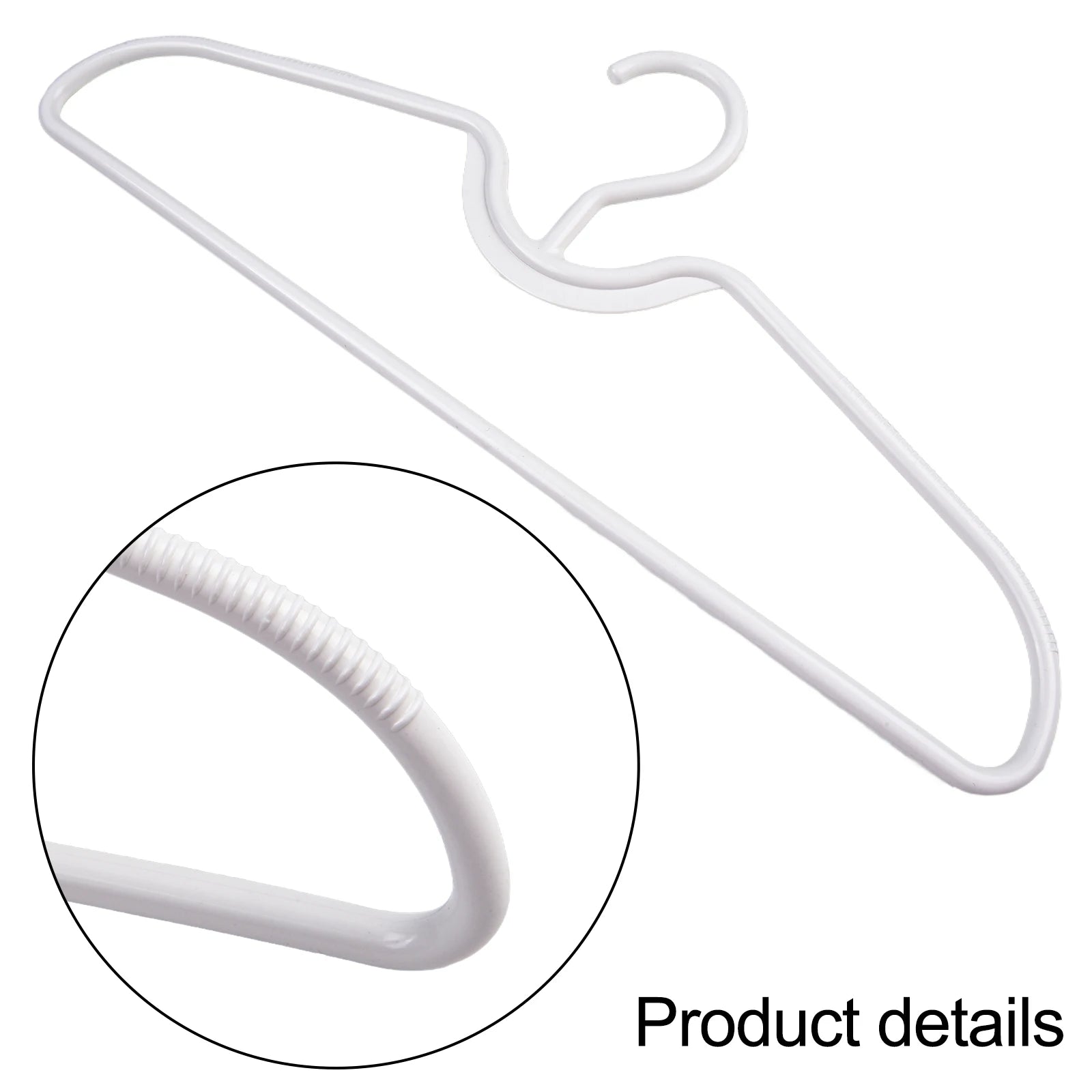 5/10/20pcs Short Neck Hangers Anti-Slip Plastic Clothes Hangers For Save Vertical Space Home Improvement Clothing Tools Parts Qme