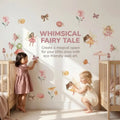 Beautiful Fairy Wall Decals Bedrom Home Decor Colourful Stickers Girl Qme Default Title