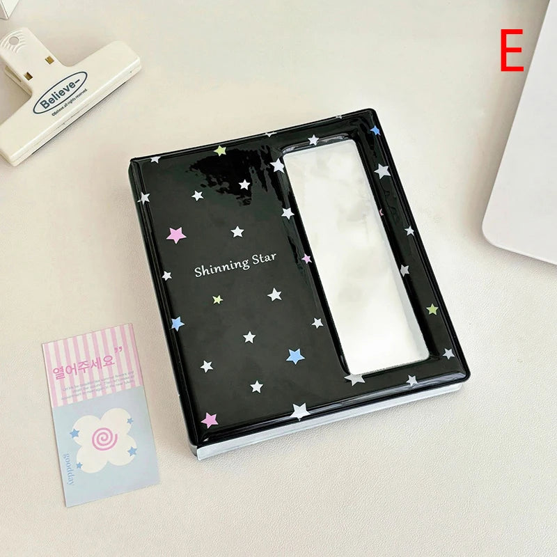 Cartoon Photo Booth Album For 40 Pcs 2x6 Inch Photo Strips Bookmark 20 Pcs 4x6 4R Photo Holder Small Card Storage Book. Qme E
