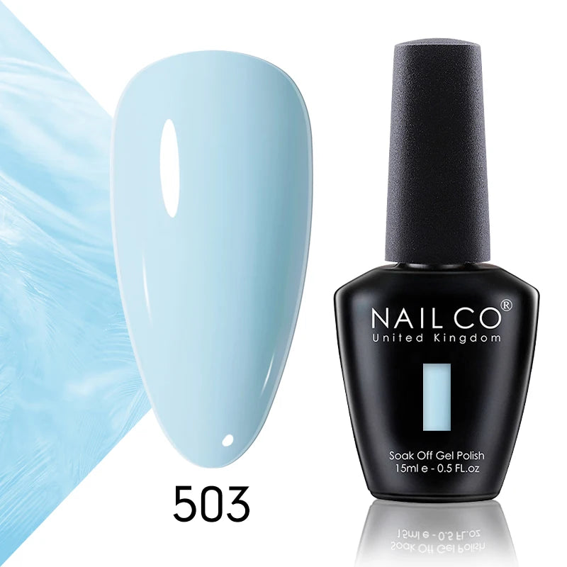 NAILCO 131 Colors Nail Gel Polish Off LED Semi Permanant Art Hybrid