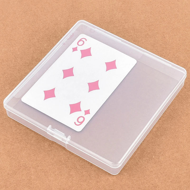 Square Transparent Packing Box Dustproof Durable ID Card Parts Qme