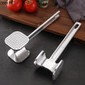 Duty Meat Mallet Stainless Steel Double-sided Tenderizer Tool Steak Qme Default Title