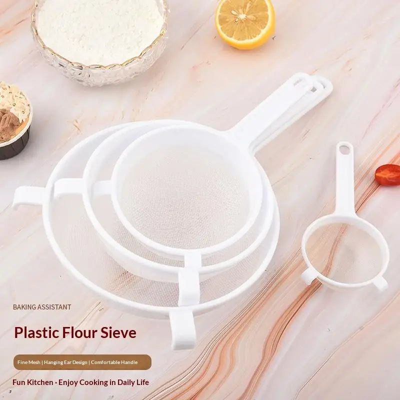 Coffee Filter Colanders Tools Plastic Fine Mesh Spoon Strainer Qme