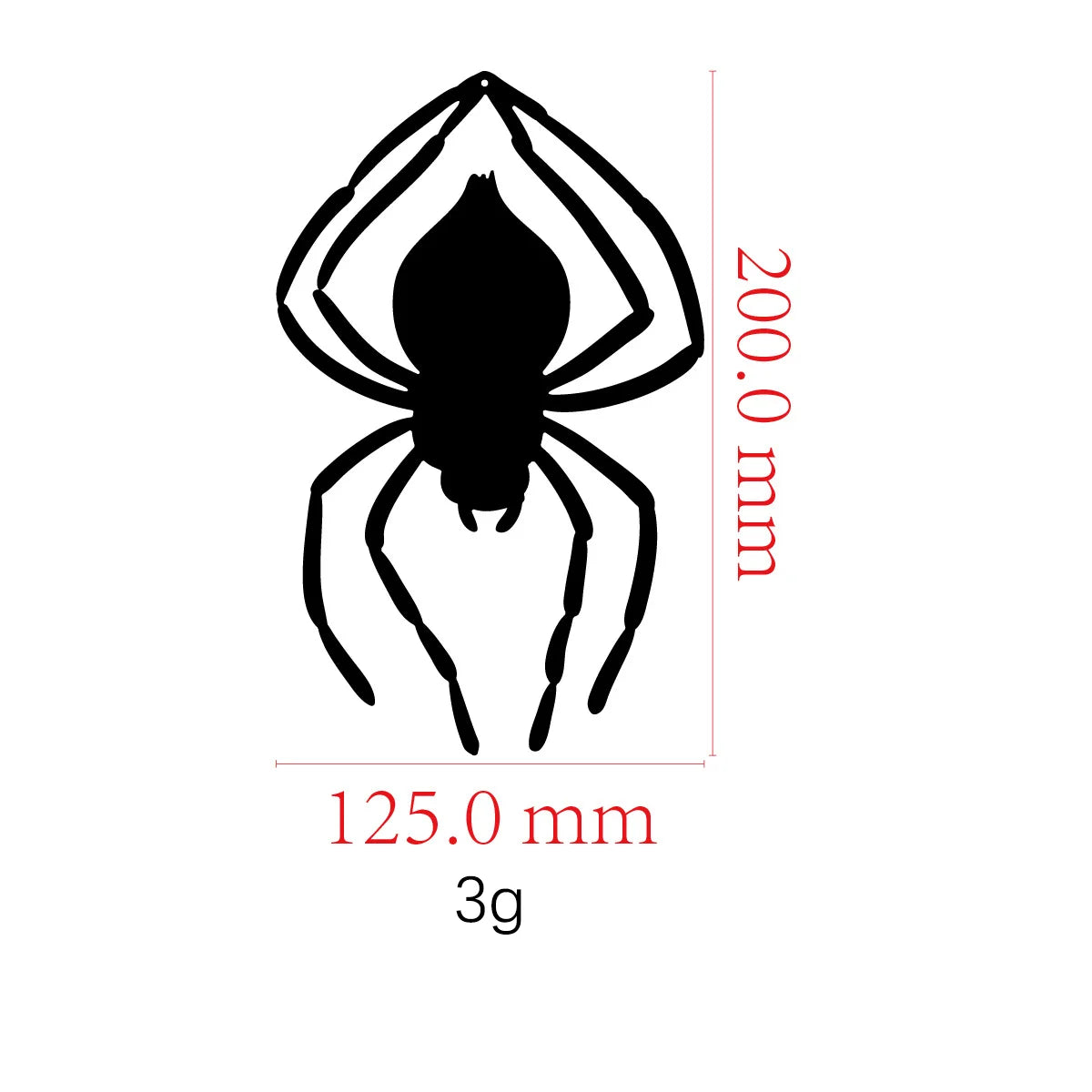 Glowing Eye Bat Pendant Halloween Decoration Spider Luminous Bat Outdoor Party Courtyard Wall Decoration Hanging Tree Ornaments Qme 1PCS Spider