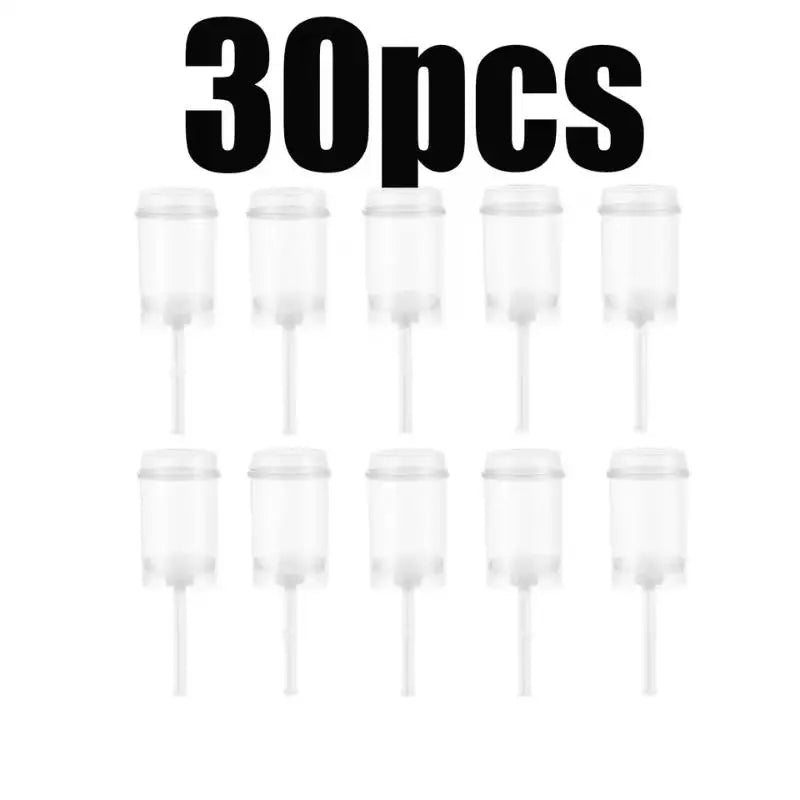 Plastic Push Cake Shooters Lids Transparent Push-up Ice Cream Qme 30pcs