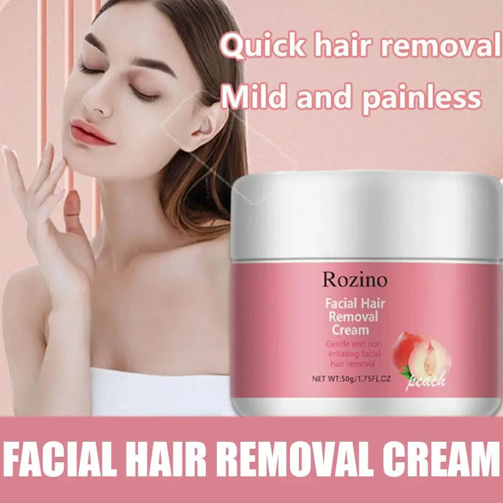 Peach Facial Hair Removal Cream Depilatory Moisturizing Nourishing Qme