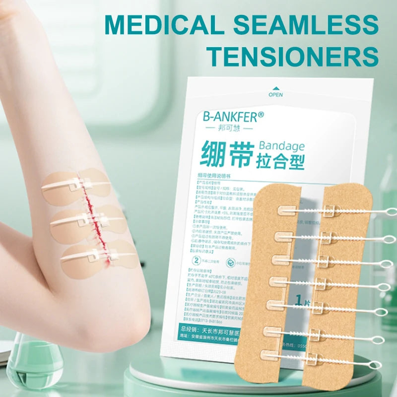 Zipper Tie Wound Closure Patch Hemostatic Fast Without Suture Outdoor Qme