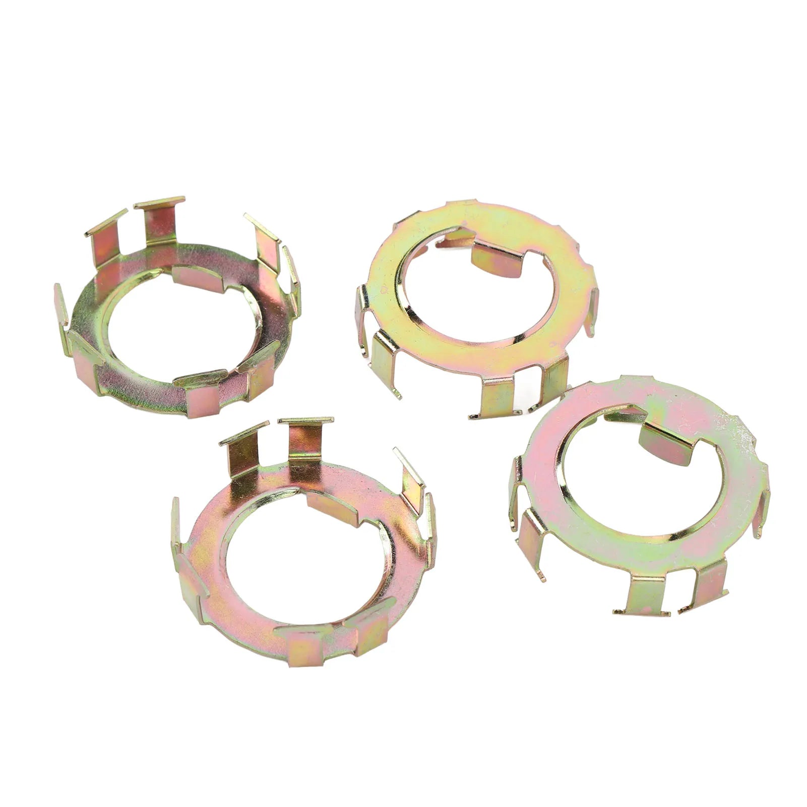 4Pcs Trailer Spindle Nut Retainer Metal Secure Fixation Wheel Spindle Nut Retainer Replacement for EZ-Lube Jam Nut Qme