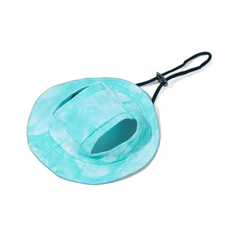 Pets Hat Ear Holes Adjustable Baseball Cap Medium Small Dogs Summer Qme