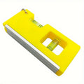 Mini Portable Magnetic Level Gauge Hanging Chain Torpedo Level Ruler With Level Bubble Level Measuring Balance Ruler Qme yellow