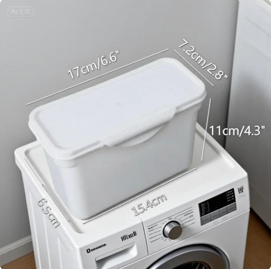 Laundry Detergent Storage Box Powder Scent Beads Organizer Qme