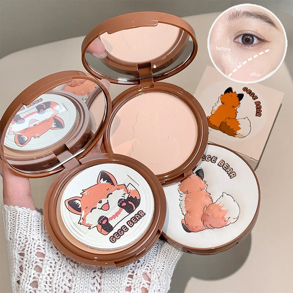 Gege Bear Light Face Large Volume Setting Powder Cute Matte Makeup Qme