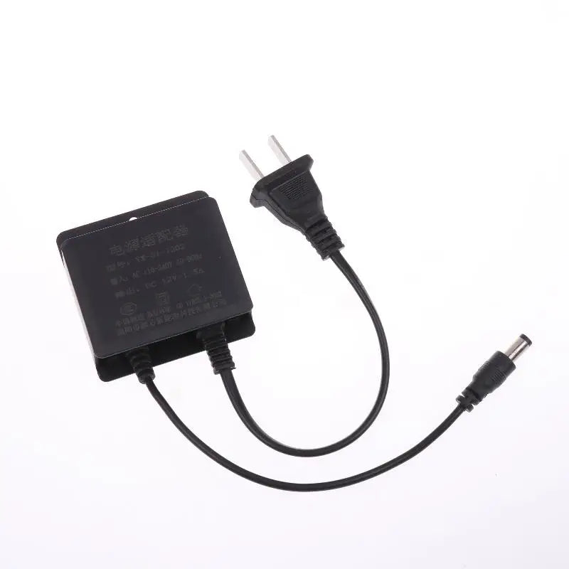 Waterproof Power Adapter DC12V 1 5A US Plug CCTV Security Qme
