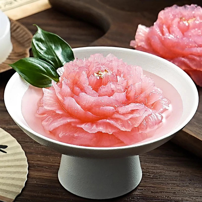 Rose Flower Mold Peony Candle Silicone Cake Chocolate Soap Qme
