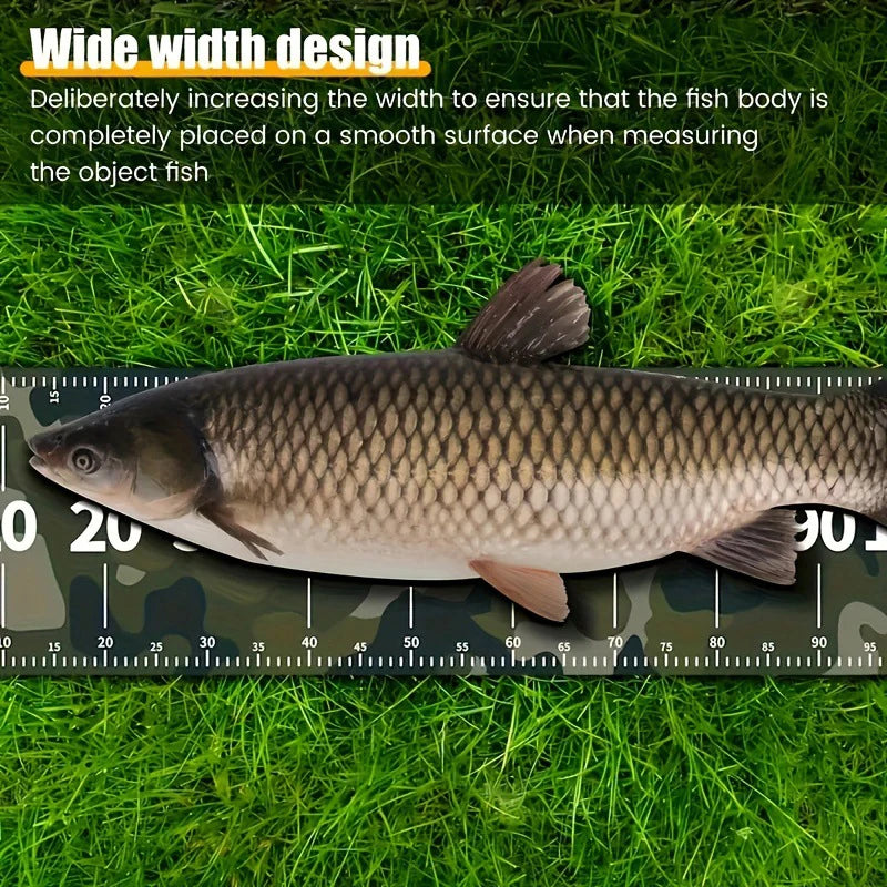 Fish Measuring Ruler Waterproof Adhesive Fishing Soft Equipment Qme