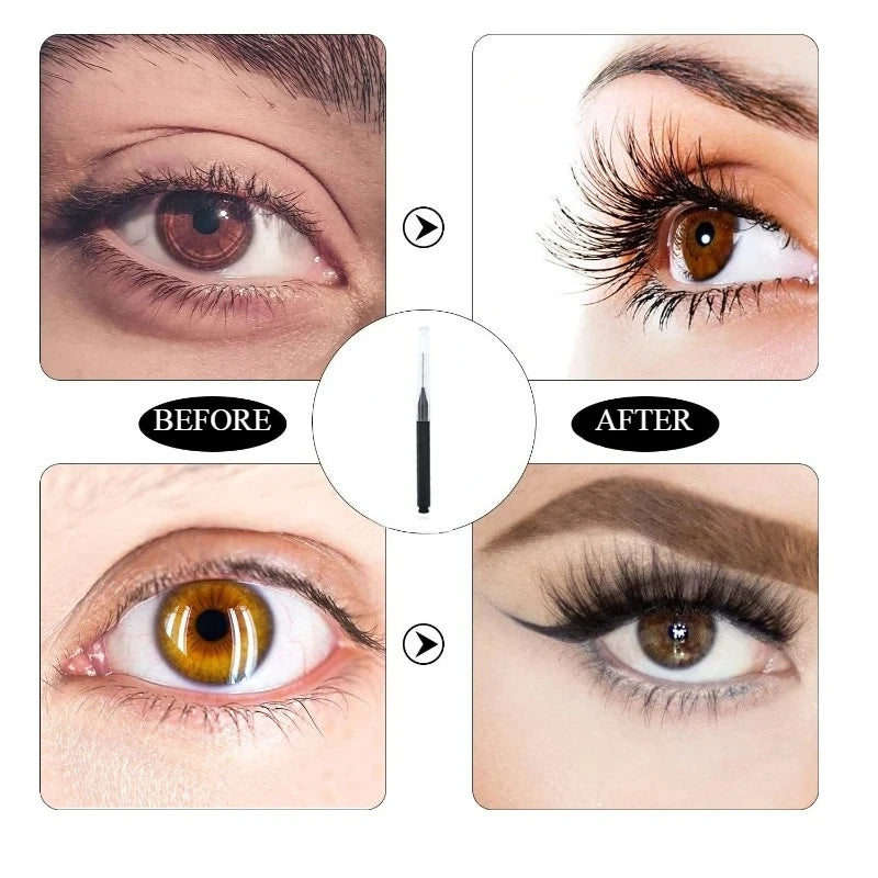 5/10/50PCS Mini Eyebrow Brush Brow Perm Brush Disposable Brow Lifting Brushes Bendable Micro Eyelash Brush Applicators Tools Qme