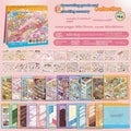 Miniature Scene Sticker Book 31 Pages 10 Themes 20 Sheets Perfect Qme B