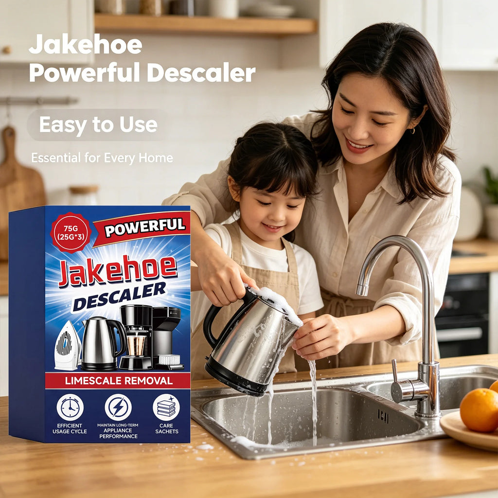 JAKEHOE Multi-purpose Descaler Remove Hard Water Deposits Clean Parts Maintain Appliance Performance Powerful Limescale Remover Qme