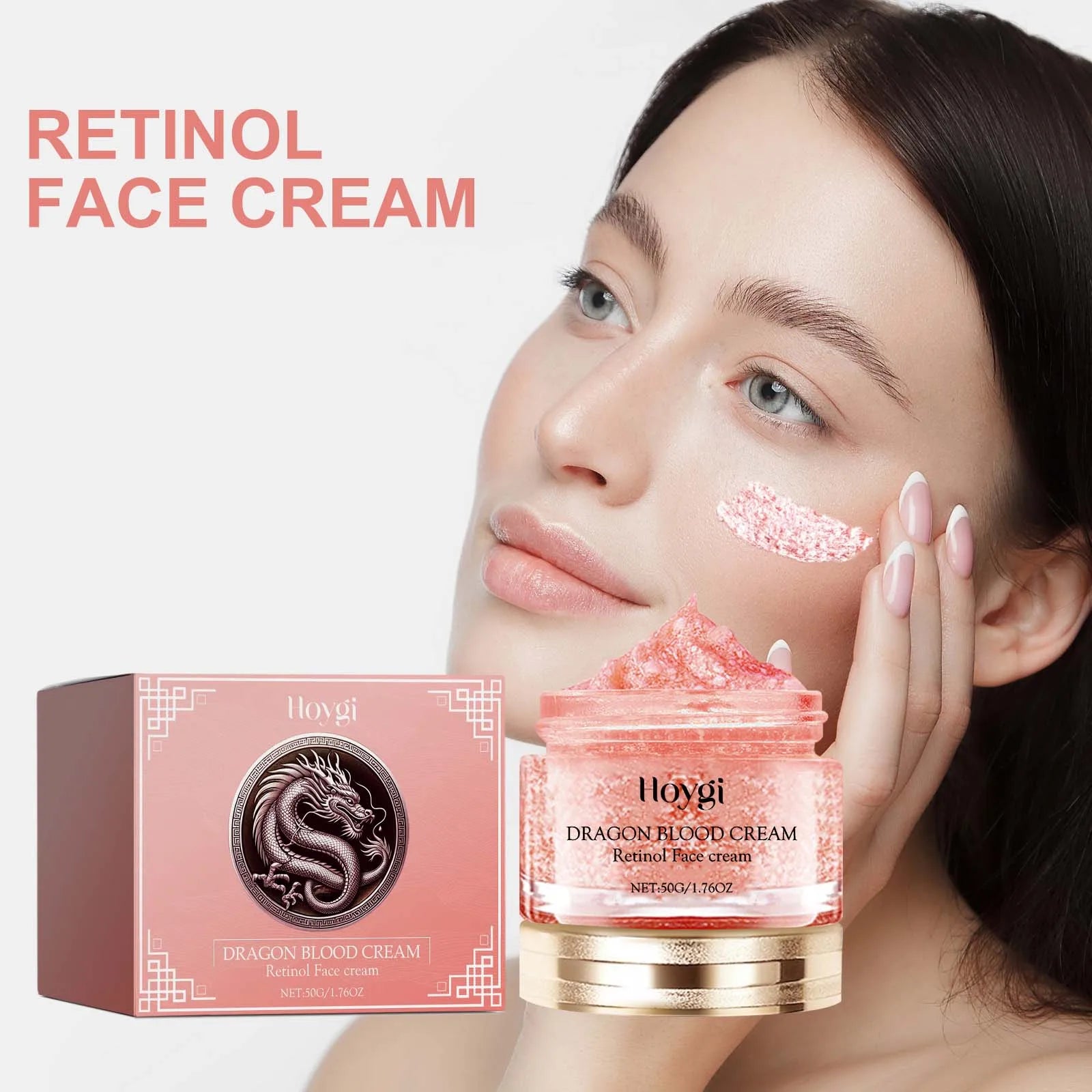 Dragon Blood Cream Smoothing Wrinkle Reducing & Contour Lifting Rejuvenation Moisturizing Nourishing Retinol Firming Face Cream Qme