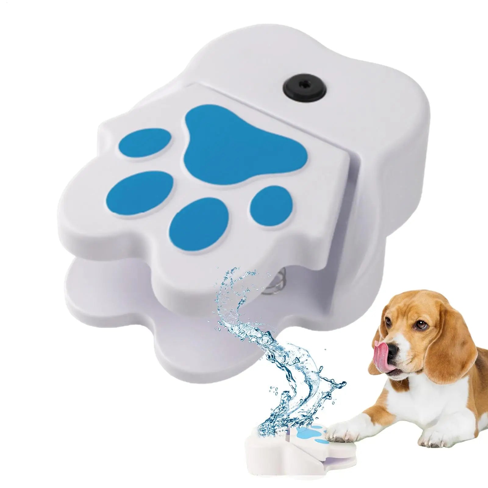 NEW Pet Water Fountain Step On Safe Pet Puppy Step On Safe Pet Water Supply Dog Use Step On Dog Drinking Fountain Water Pet Toy Qme