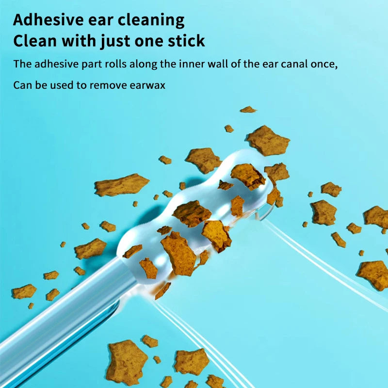Box Ear Swabs Silicone Disposable Soft Cleaner Sticky Earwax Remover Qme Default Title