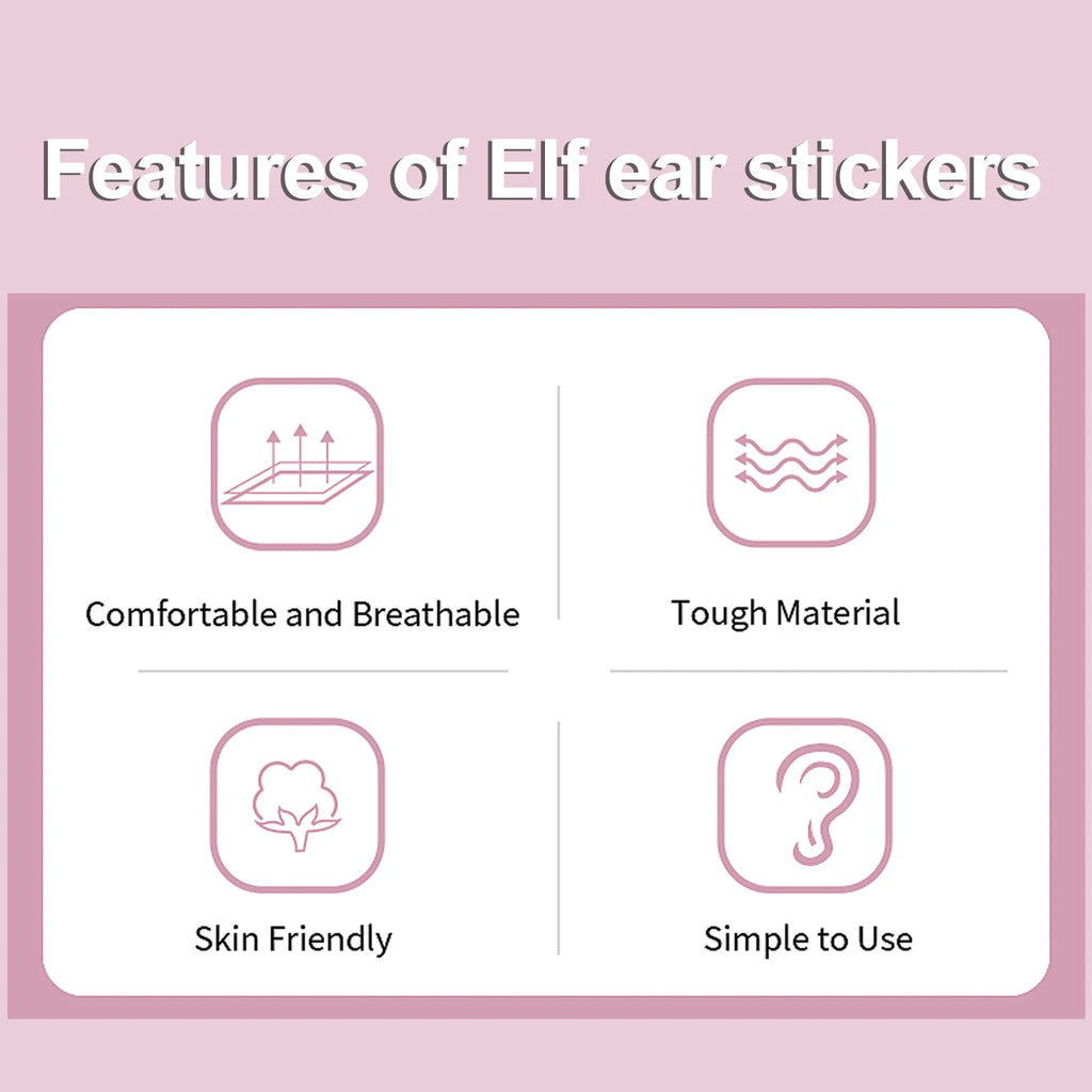 Cosmetic Ear Corrector Elf Stickers Patches No More Big Ears Sticking Qme