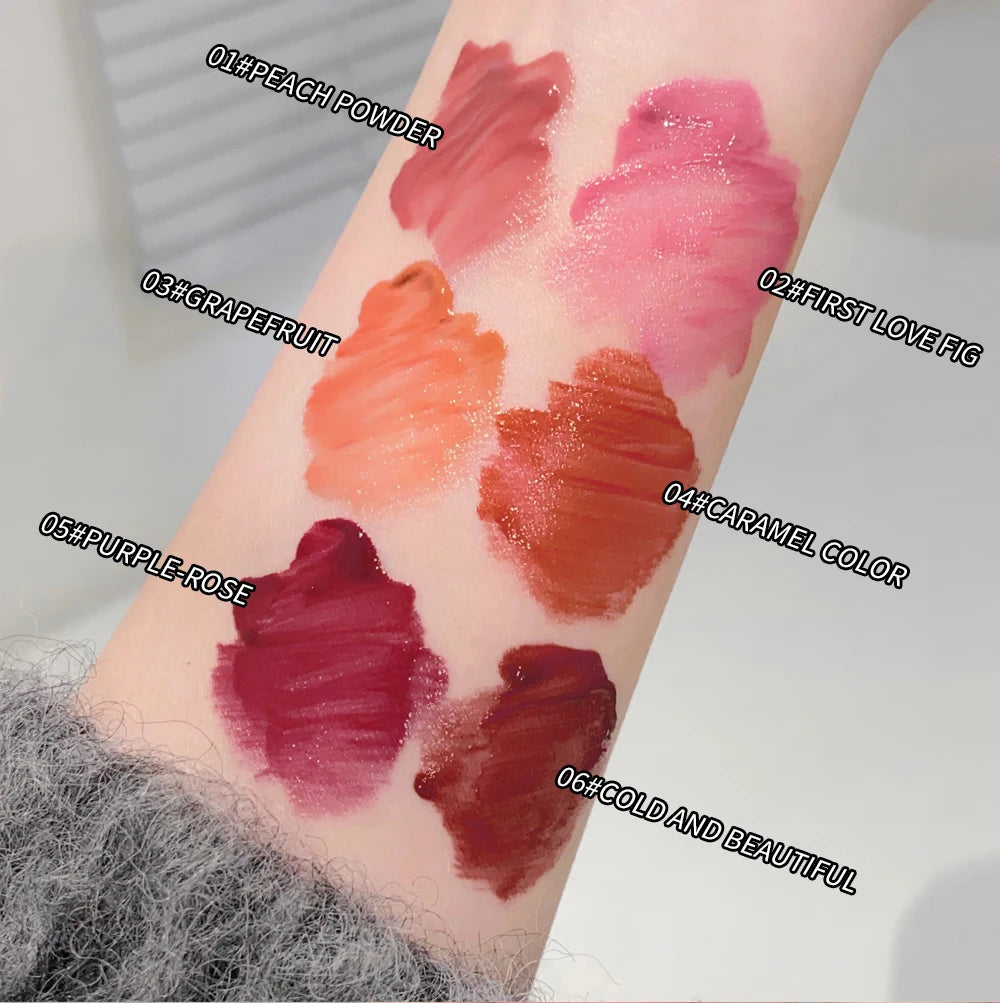 Gege Bear Light Mirror Water Gloss Lip Glaze Moisturizing Valentine's Qme
