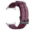 Sports Silicone Strap for Samsung Galaxy Watch 7 Ultra 47mm Soft Watchband Quick Fit Bracelet for Galaxy Watch 7 Ultra Wristband Qme Wine Red-S Galaxy Watch 7 Ultra