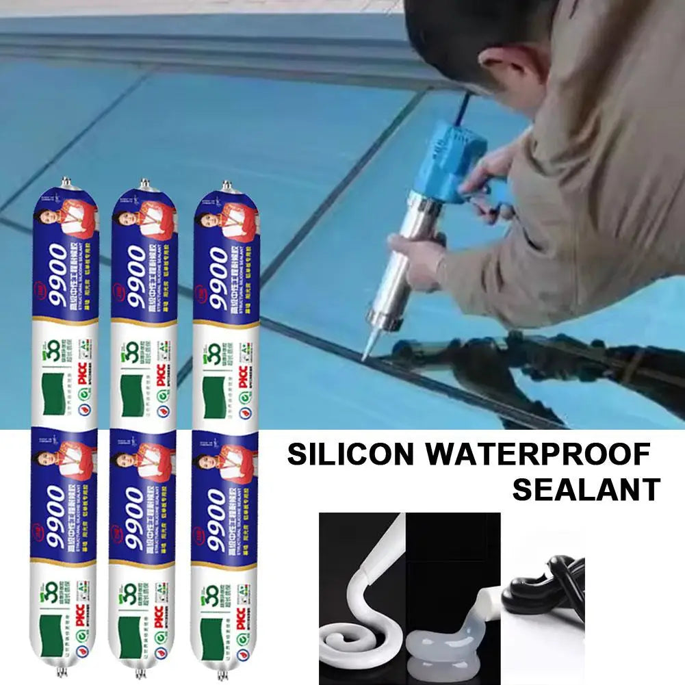 Transparent Silicon Waterproof Sealant 9900 Structural Silicone Engineering Adhesive Quick Drying For Wall Stone Doors Adhesive Qme